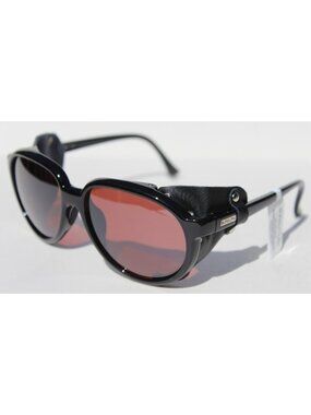 SUNCLOUD Glacier POLARIZED Sunglasses Black/Rose Flash Mirror Mountaineering NEW